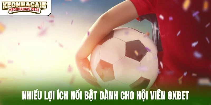 Nhiều lợi ích nổi bật dành cho hội viên 8Xbet